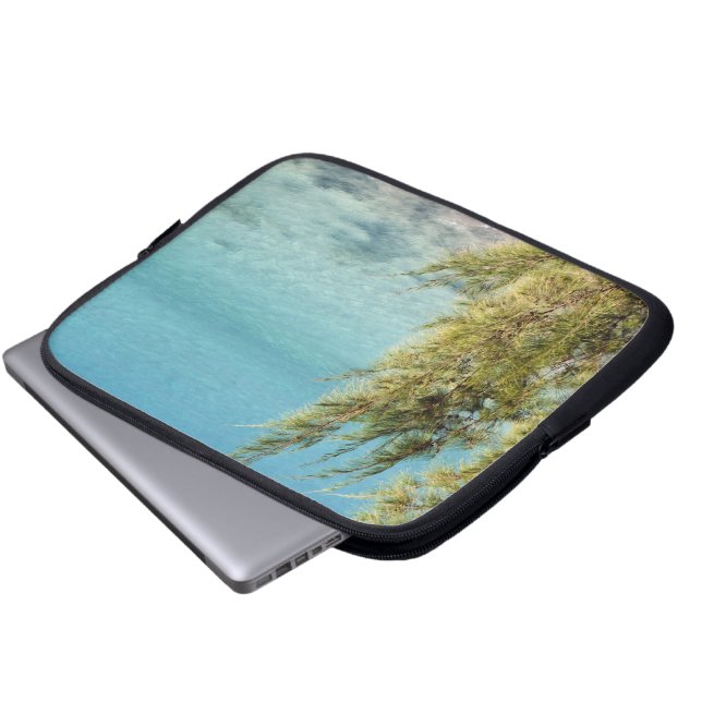 Ozean Laptopschutzhülle (Vorne Knopf)
