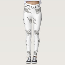 OZEAN-LEBEN-Mantarochen Leggings
