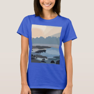 Ozean Meer Himmel Natur  T-Shirt