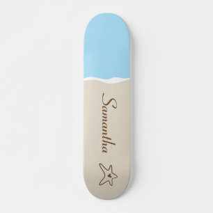 Ozean Meer Muschel Wasser Sand Mini Skateboard