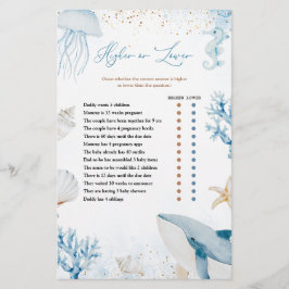 Ozean Meer sehen wir uns bald Baby Shower Höher od