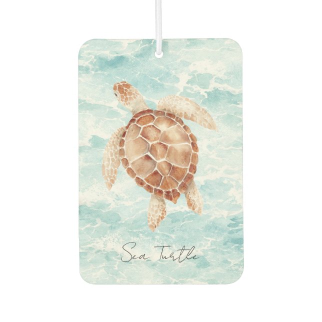 Ozean-Meeres-Schildkröte Autolufterfrischer (Vorderseite)