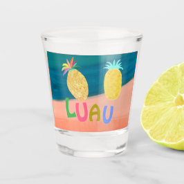 Ozean-Pineapple-Luau Schnapsglas