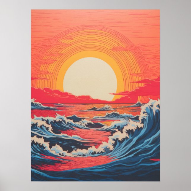 Ozean Poster (Vorne)