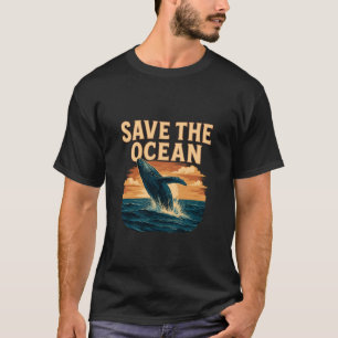 Ozean Rette Wal Umweltschutz Natur M T-Shirt