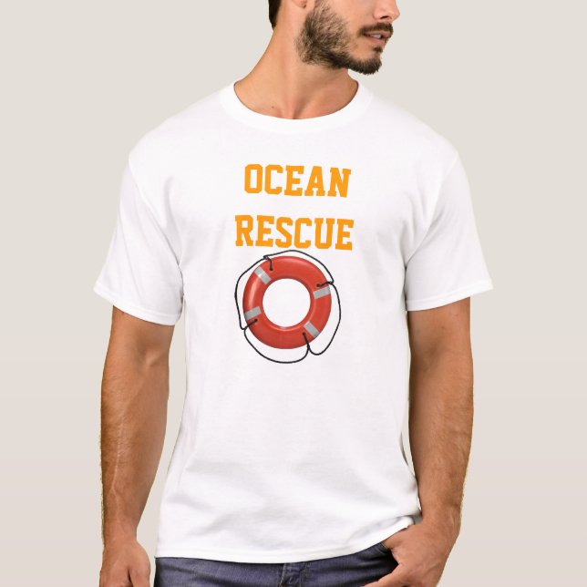 OZEAN-RETTUNG T-Shirt (Vorderseite)