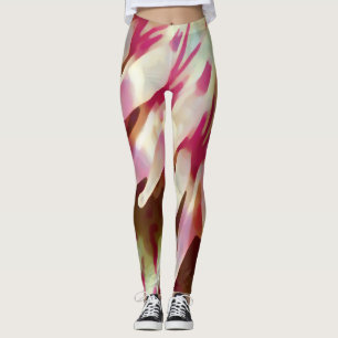 Ozean-Rosa Anemone-Leggings Leggings