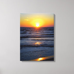 Ozean-Sonnenuntergang Leinwanddruck