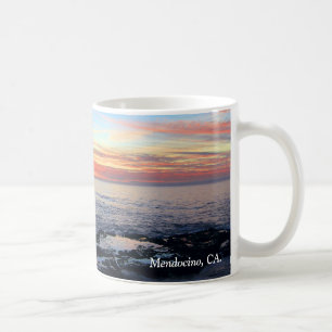 Ozean-Sonnenuntergang-Tasse, Mendocino, CA Tasse