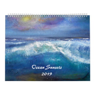 Ozean-Sonnenuntergänge 2019 Kalender
