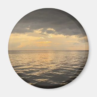 Ozean-Sonnenuntergangs-Reflexionsfotografie -Schön Magnet