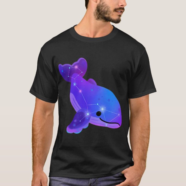 Ozean-Sternbilder - Cetus (Buckelwal) T-Shirt (Vorderseite)