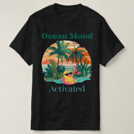 Ozean-Stimmung Aktiviert T-Shirt – Sommer Strand V