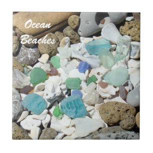 Ozean-Strand Fliesen Kunst dekoratives Blaues Meer
