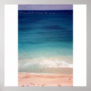 OZEAN-Strand-Foto Fort Lauderdale Florida Luft Poster