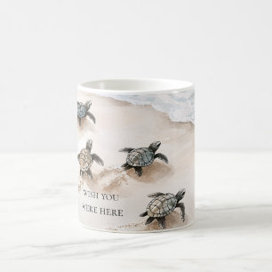 Ozean Strand Küste Meeresschildkröten Kaffeetasse