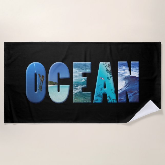 Ozean Strandtuch (Vorderseite)