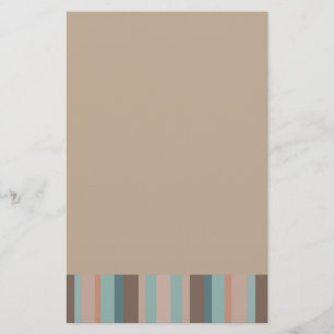 Ozean-Streifen Briefpapier