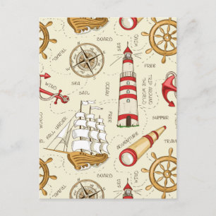 Ozean-Szene Postkarte