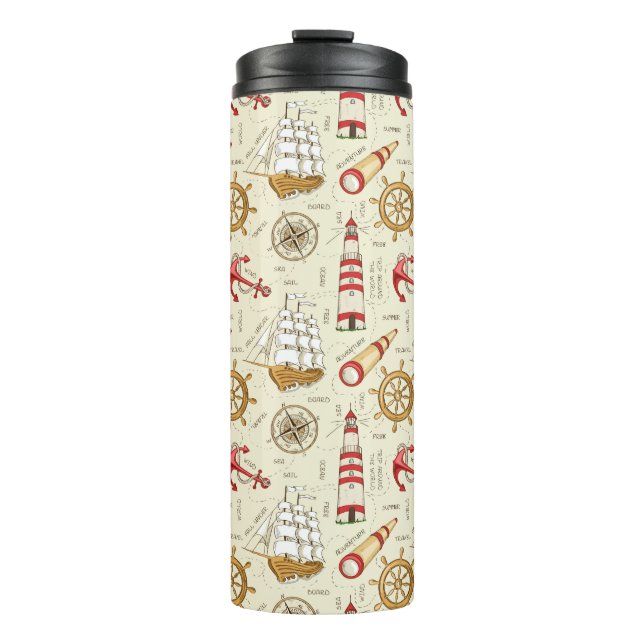 Ozean-Szene Thermosbecher (Vorderseite)