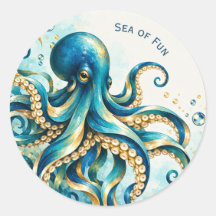 Ozean-Thema | Oktopus | Meer des Vergnügens | Part