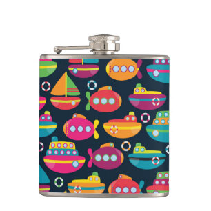 Ozean-Transport-Muster Flachmann