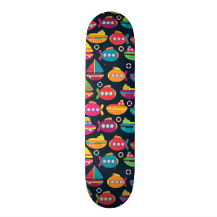 Ozean-Transport-Muster Skateboard