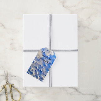 Ozean und Himmelblau Geschenkanhänger