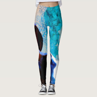Ozean-und Raum-Umarmungs-Leggings Leggings