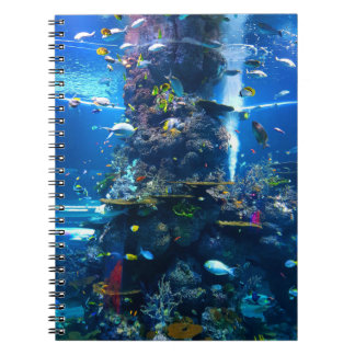 Ozean Unterwasser Fisch Notizbuch Notizblock