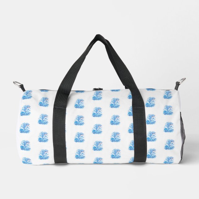 Ozean Vibes 🐬 Duffle Bag (Vorderseite)