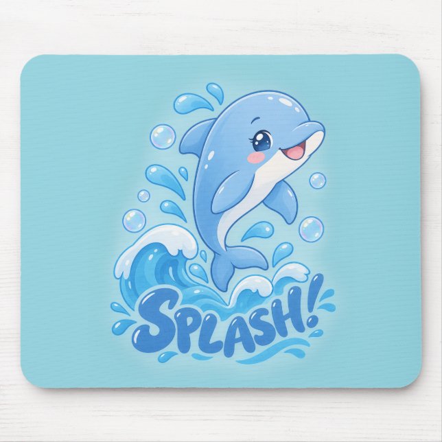 Ozean Vibes 🐬 Mousepad (Vorne)