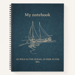 Ozean-Vibes-Notizbuch – Strandjournal Notizbuch