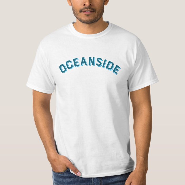 Ozean, Vintager Arch in Kalifornien T-Shirt (Vorderseite)