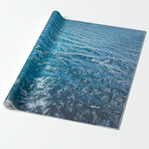 Ozean-Wasser-Hintergrund Geschenkpapier