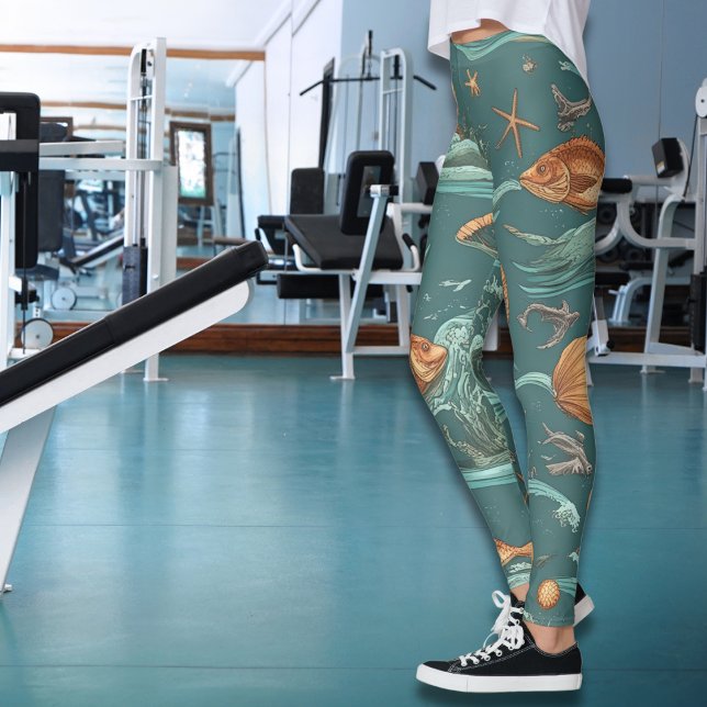 Ozeanabenteuer-Leggings Leggings (Von Creator hochgeladen)