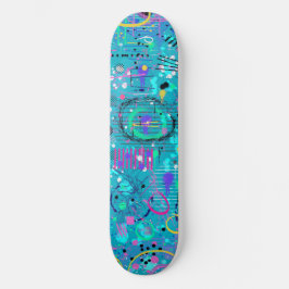 Ozeanblasen: Maximalistische Kunst Skateboard