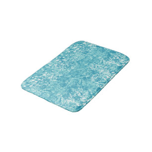Ozeanblasen und -strömungen, blaue Badematte