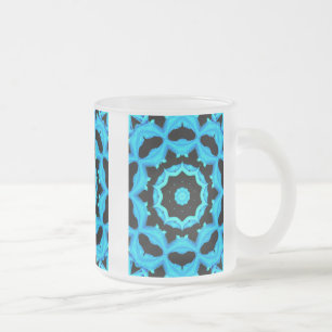 Ozeanblau Mattglastasse