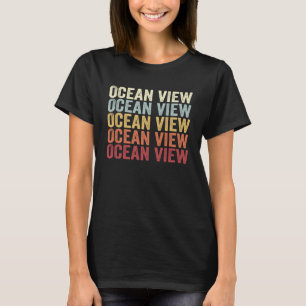 Ozeanblick Delaware Ocean View DE Retro Vintage Te T-Shirt