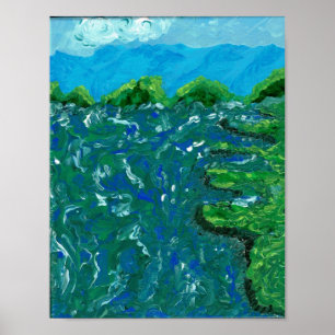 Ozeanblick-Druck, Value Poster Papier (Halbglanz)