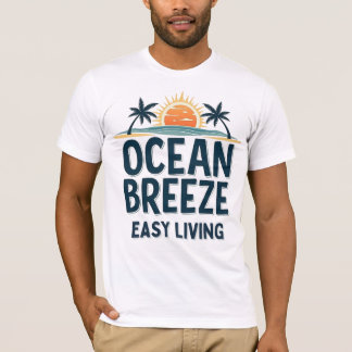 Ozeanbrise Einfaches Leben T-Shirt