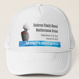 Ozeandampfer-kundenspezifische Kreuzfahrt-Kappe Truckerkappe