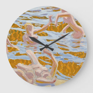 Ozeane: Artful Timekeeper Große Wanduhr