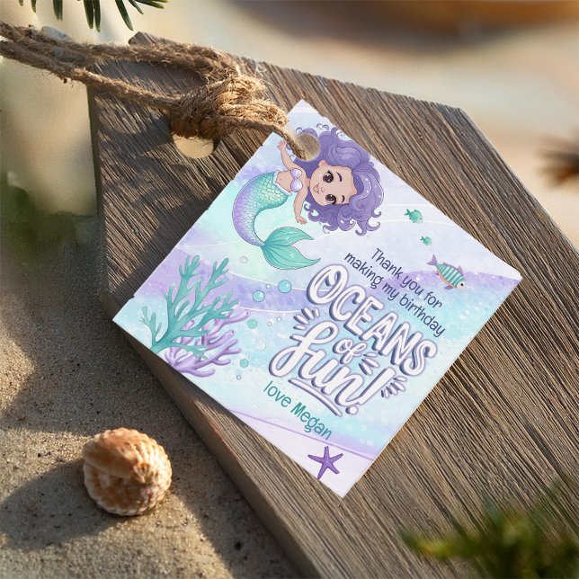 Ozeane der Fun Mermaid Vielen Dank V1 ID1142 Geschenkanhänger (Von Creator hochgeladen)