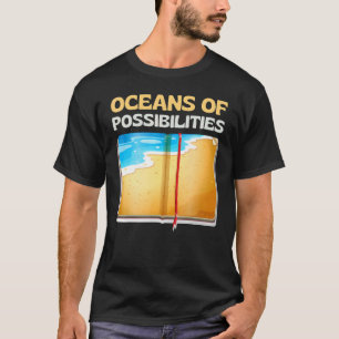 Ozeane der Möglichkeiten Bücher lesen Leser bibl T-Shirt