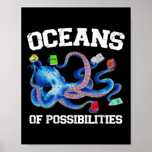 Ozeane der Möglichkeiten Sommerlektüre 2022 Octopu Poster