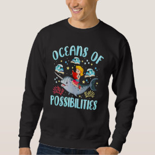Ozeane der Möglichkeiten Sommerlesen 2022 Librar Sweatshirt