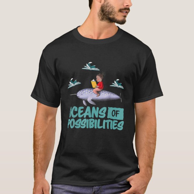 Ozeane der Möglichkeiten Sommerlesen 2022 Librar T-Shirt (Vorderseite)