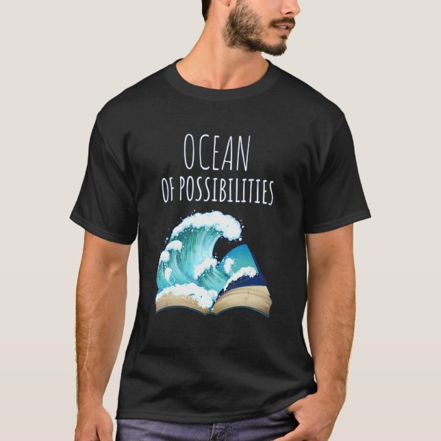 Ozeane der Möglichkeiten Sommerlesen 2022 Librar T-Shirt (Vorderseite)